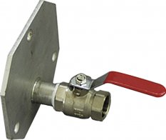 Príruba s ventilom 3/4"-4", pre výstup 100 mm CEMO