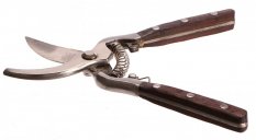 Nůžky zahradnické PROFI s dřevěnou rukojetí 200 mm GEKO